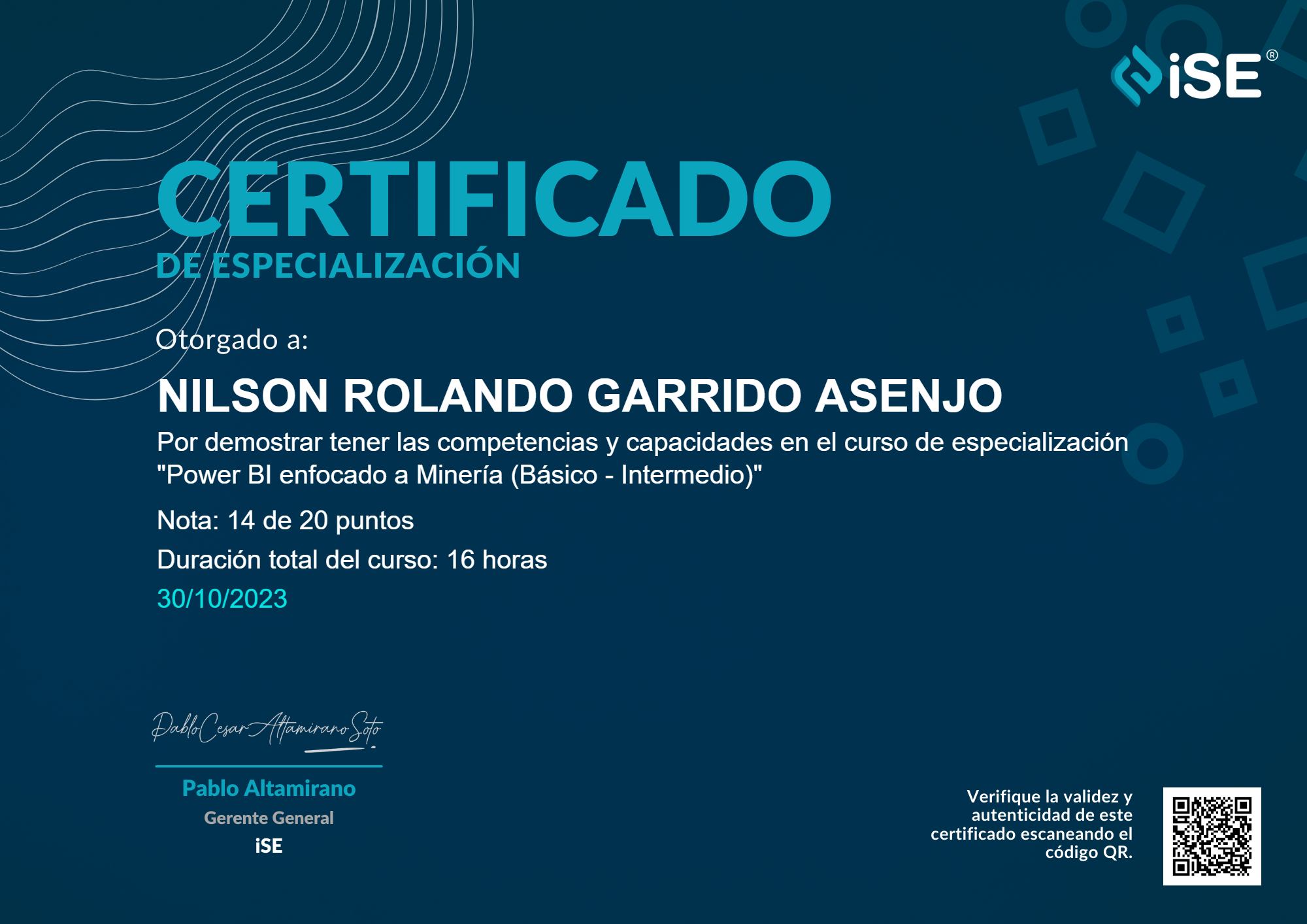 Certificado Power BI enfocado a Minería (Básico - Intermedio)